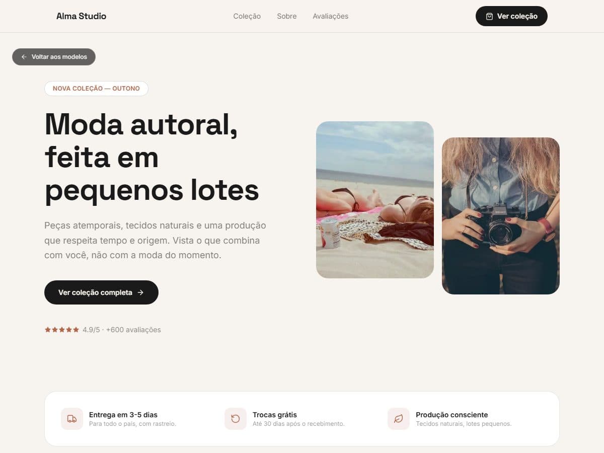 Prévia do modelo Alma Studio