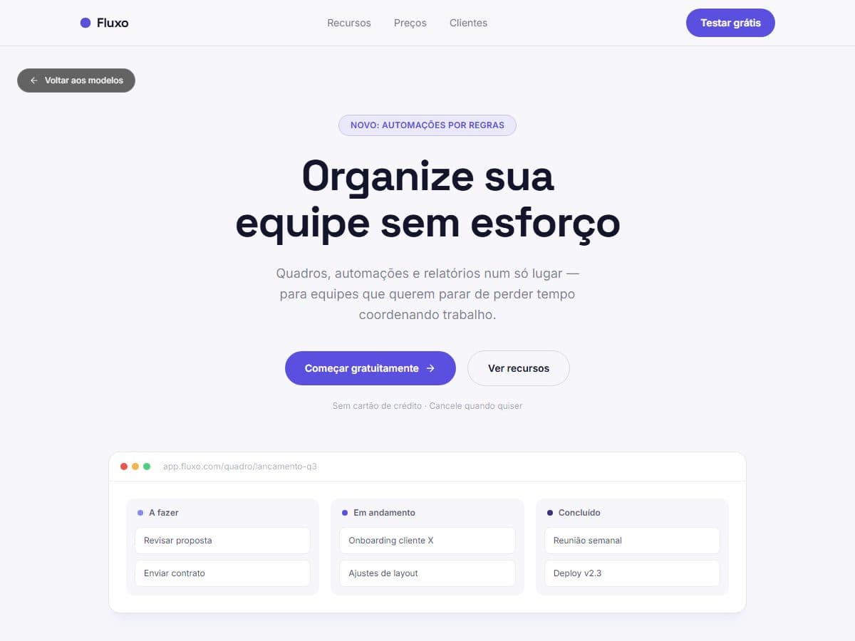 Prévia do modelo Fluxo